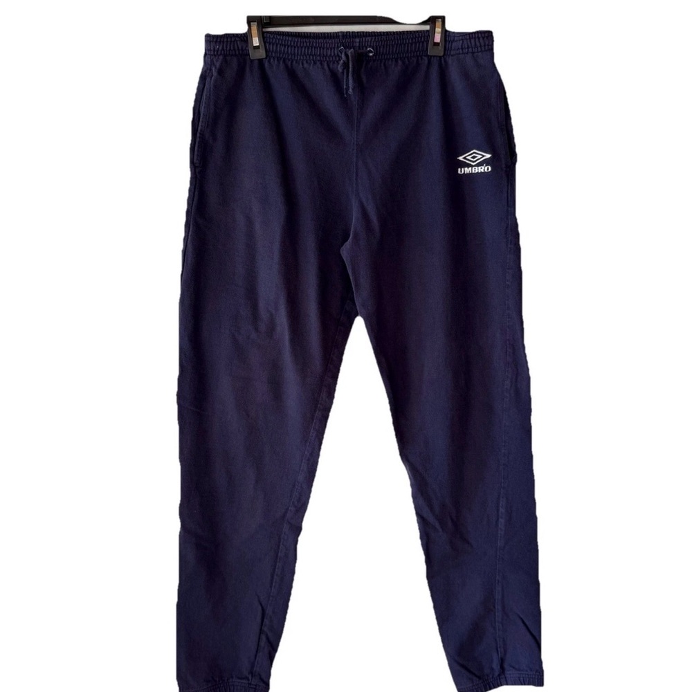 Umbro Men's Dark Navy Joggers with Logo